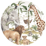 Savanna World In A Circle Wallstickers (Large)
