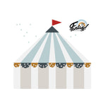 Circus Blue Wallstickers