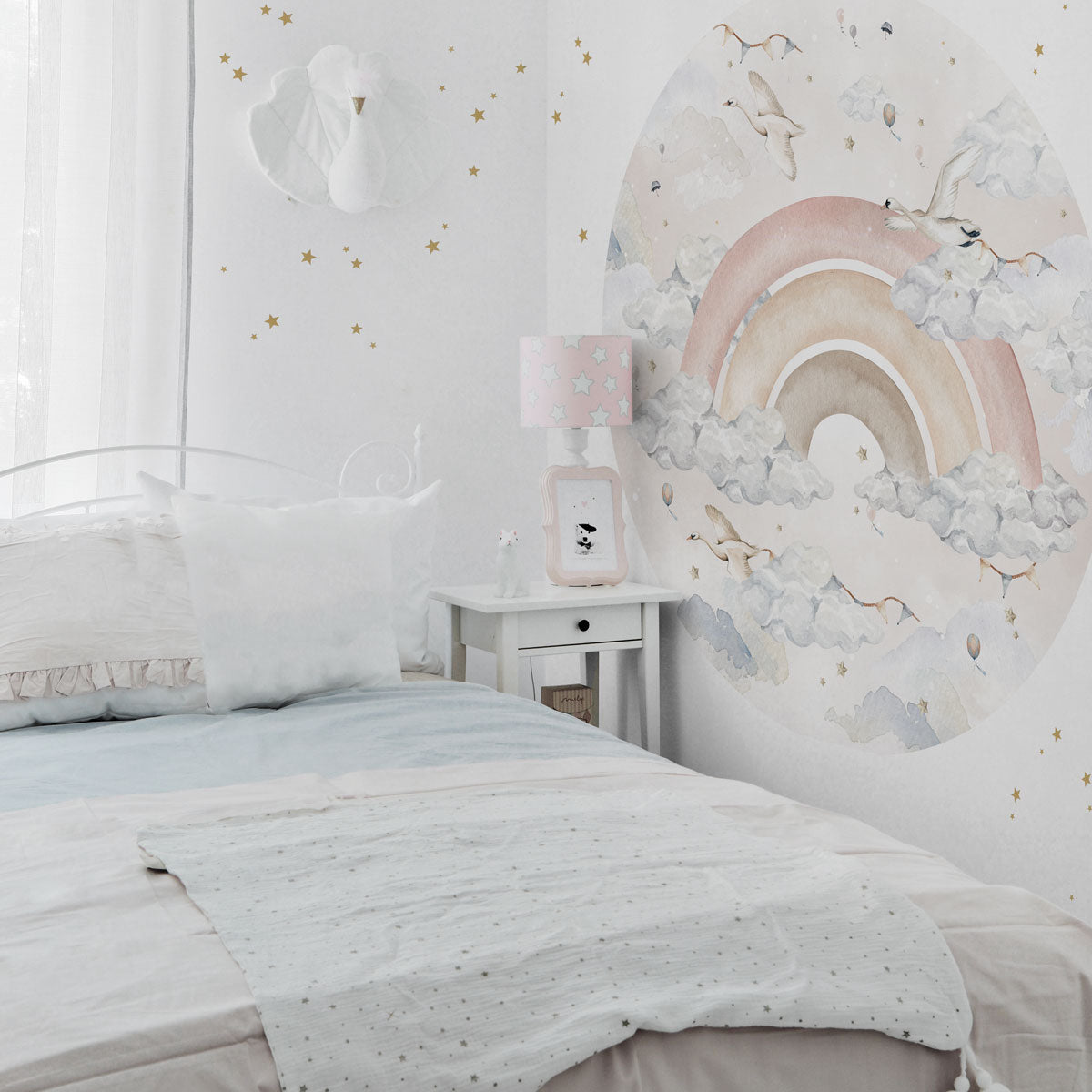 Rainbow In A Circle Wallstickers (Large)