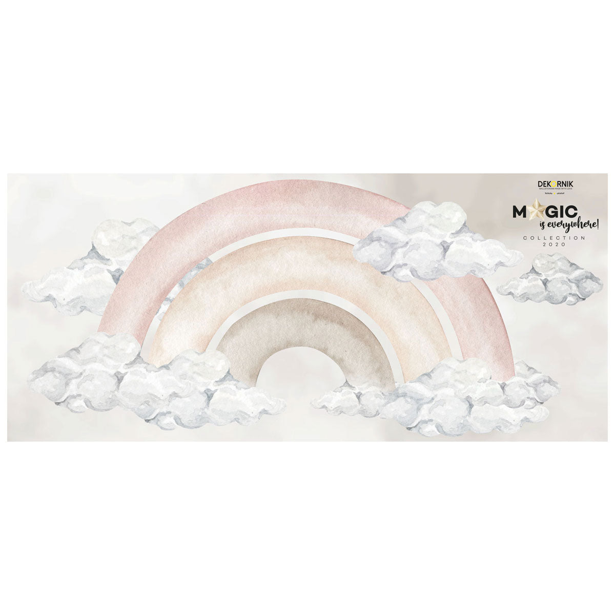 Rainbow Girl Wallstickers