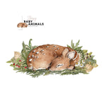 Sleep My Little Deer Wallstickers