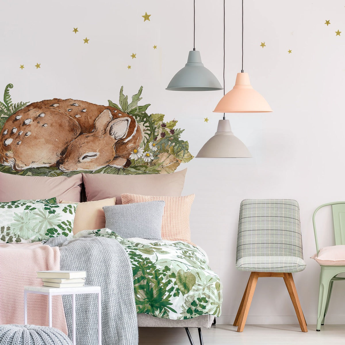 Sleep My Little Deer Wallstickers