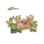Sleep My Little Rabbit Wallstickers