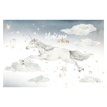 Unicorn In The Sky Set Wallstickers (Medium)