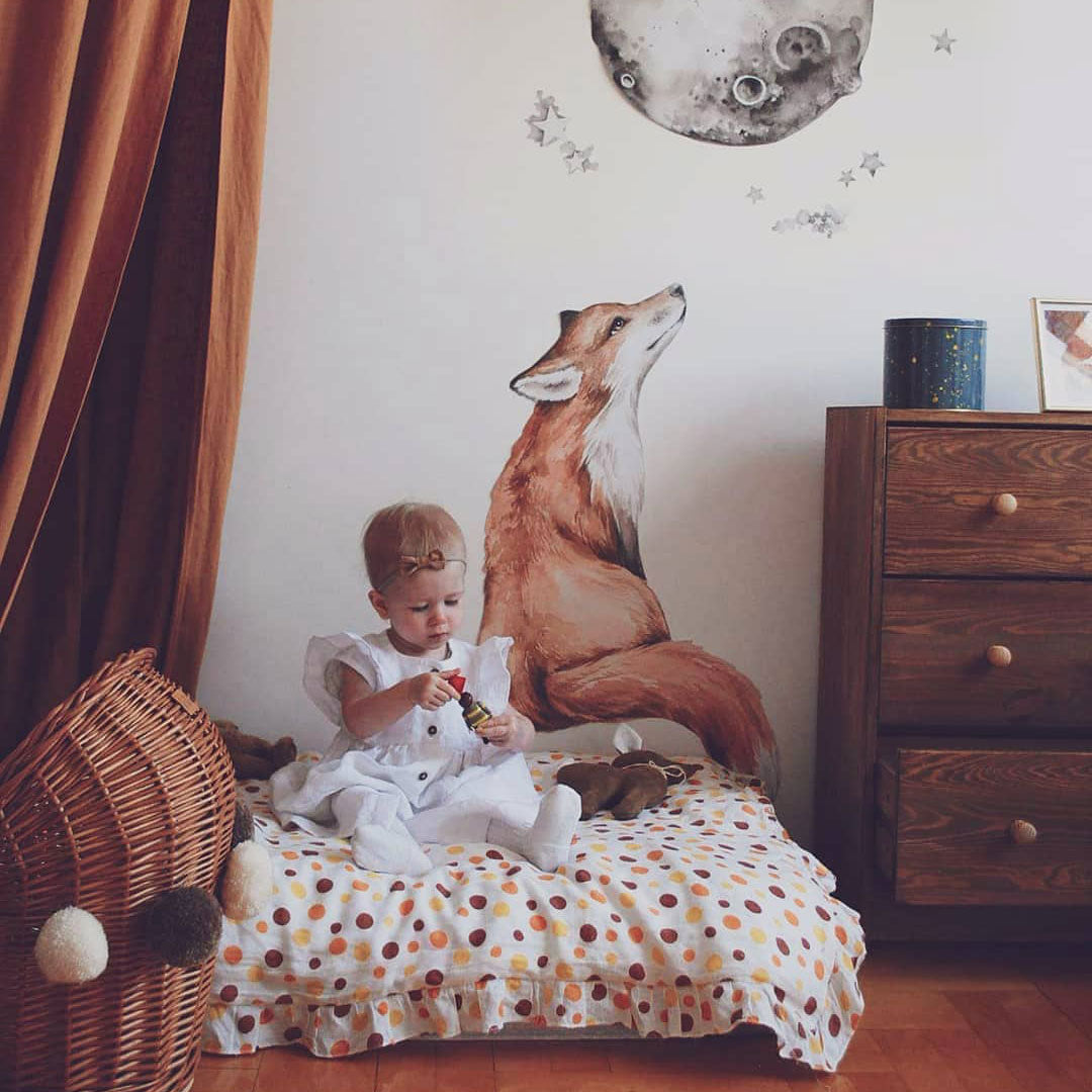 Mr Fox Goodnight Wallstickers