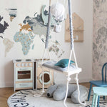 In The Sky Map Wallstickers (Medium)