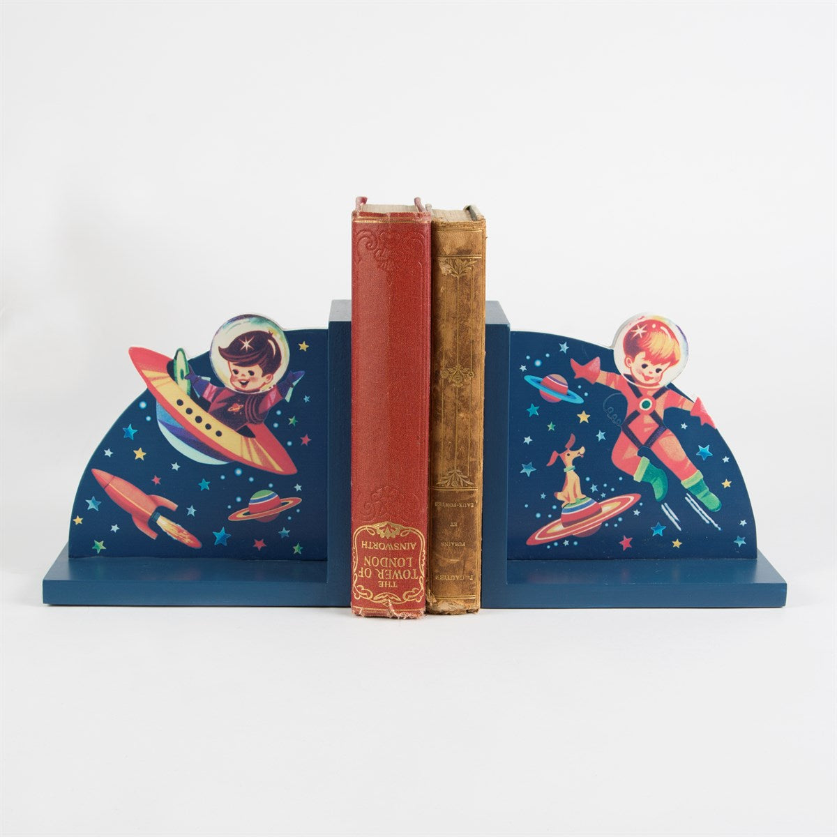 Retro Space Bookends