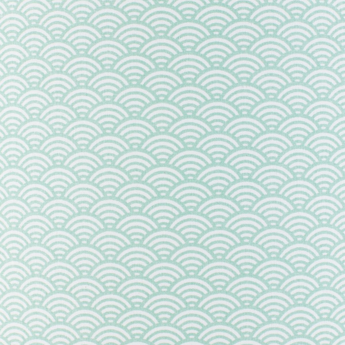 Table or Hanging Lamp: Mint Waves Mint Cloud