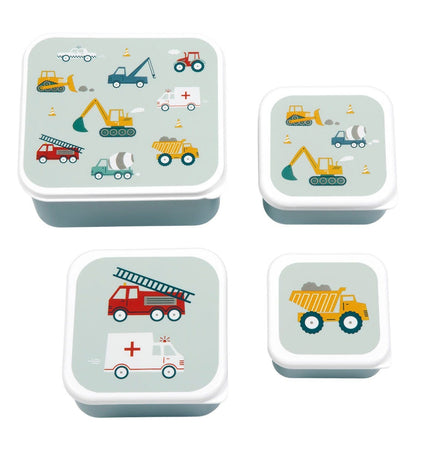 Lunch & Snack Box Set : Vehicles