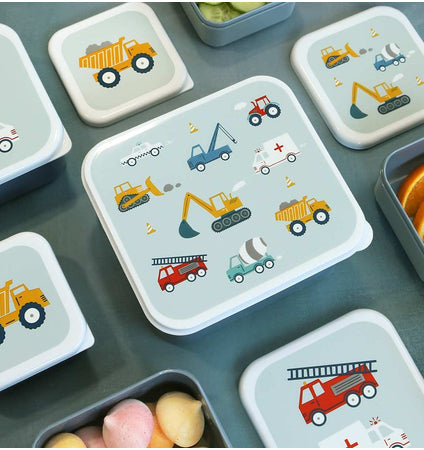Lunch & Snack Box Set : Vehicles