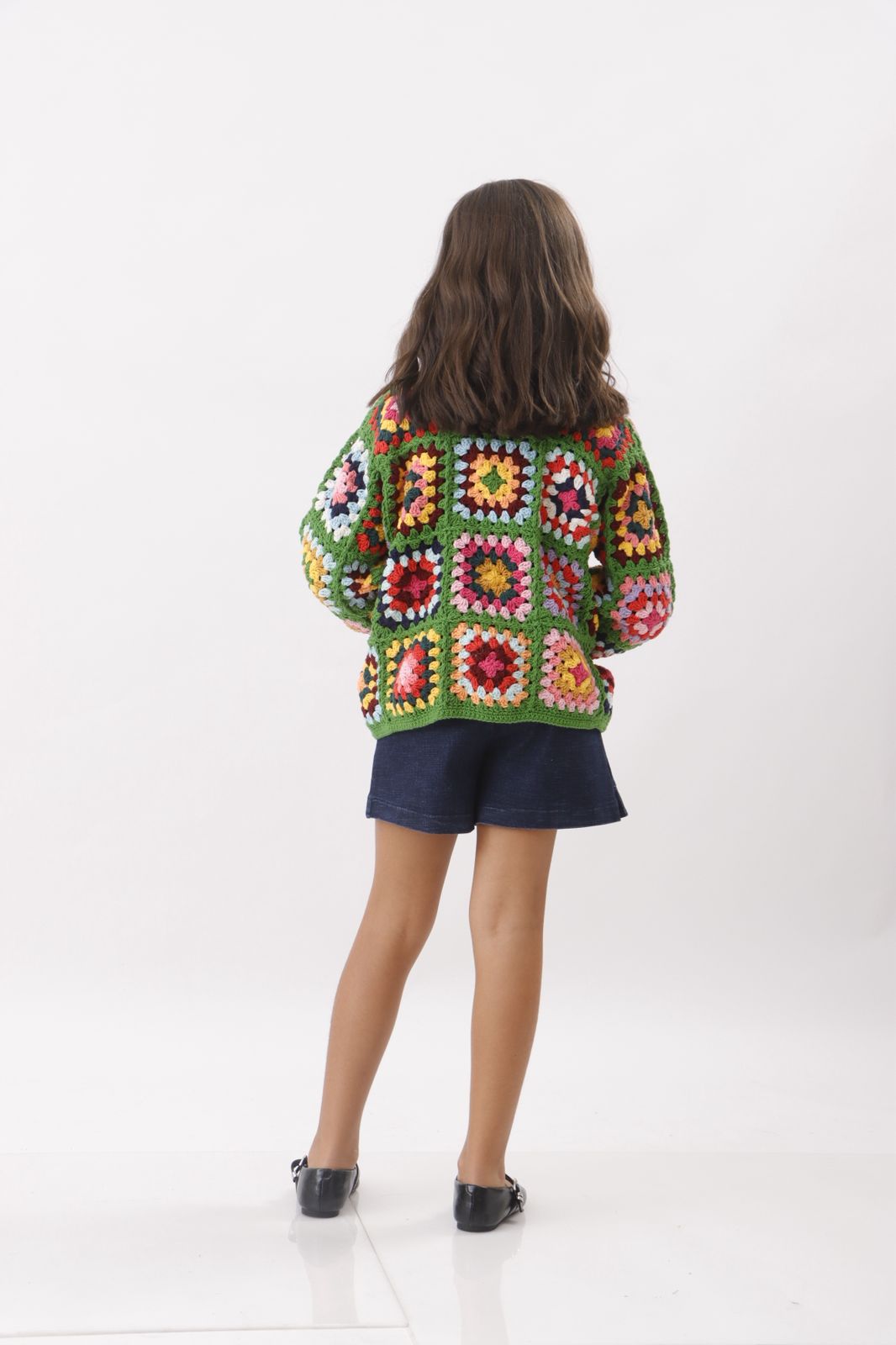 Crochet Jacket - Green
